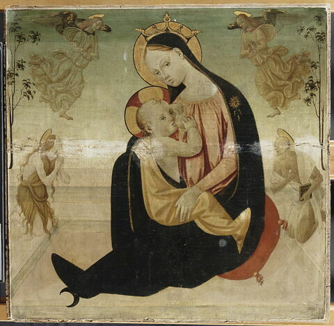 La Vierge d'Humilité entre sainte Madeleine, saint Jérôme et deux anges, image 1/3