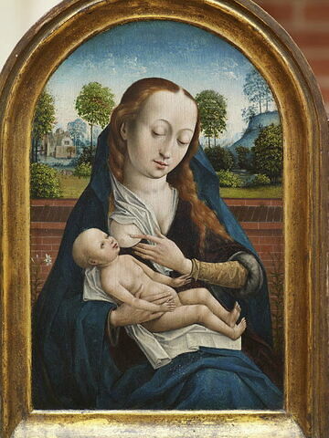 Saint Luc peignant la Vierge et l'Enfant Jésus (diptyque), image 1/3
