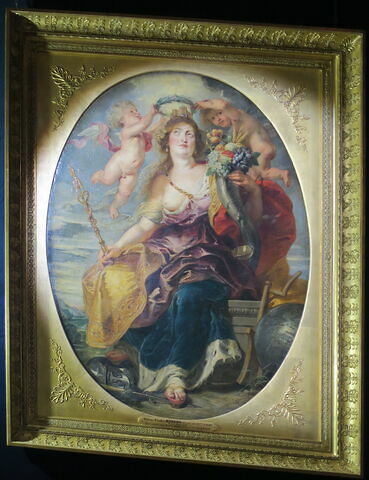 Portrait allégorique de Marie de Medicis ou Allégorie du Bon Gouvernement et de l'Abondance, image 1/1