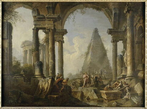 Alexandre le Grand devant le tombeau d'Achille