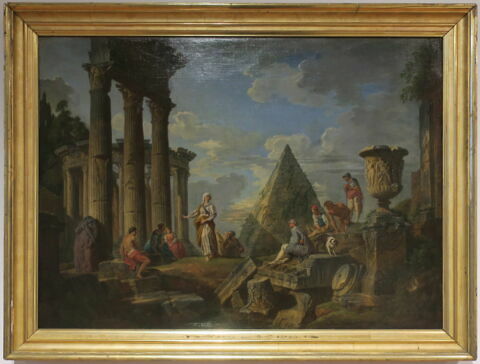 Une sibylle prêchant dans des ruines, image 2/6