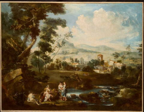 Paysage avec figures