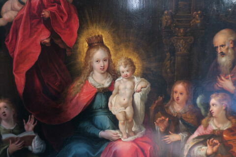 La Vierge et l'Enfant adorés par les anges, image 2/7
