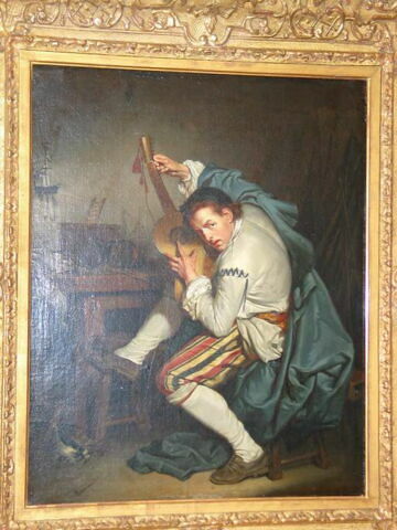 Un Oiseleur qui, au retour de la chasse, accorde sa guitare, image 4/4