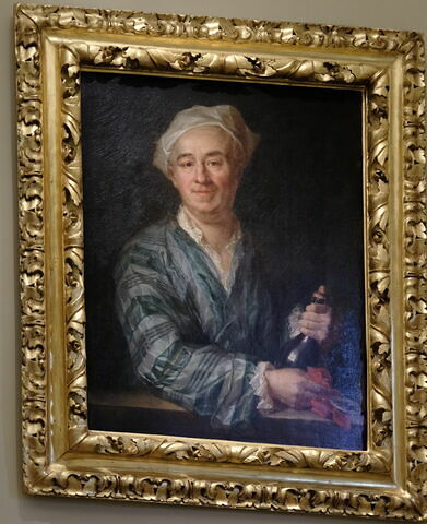 Portrait d'homme tenant une bouteille, dit aussi Homme tenant une bouteille de champagne