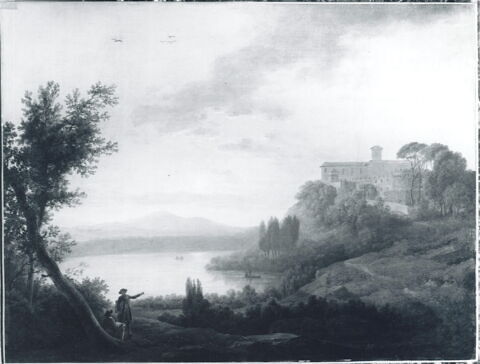 Paysage d'Italie, effet de soleil couchant, image 3/3