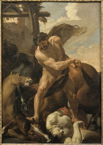 Hercule tuant les chevaux de Diomède, image 1/1