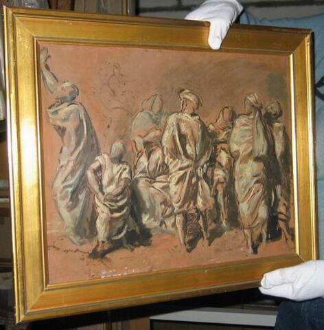 Les Juifs invectivent contre le Christ crucifié, image 2/2