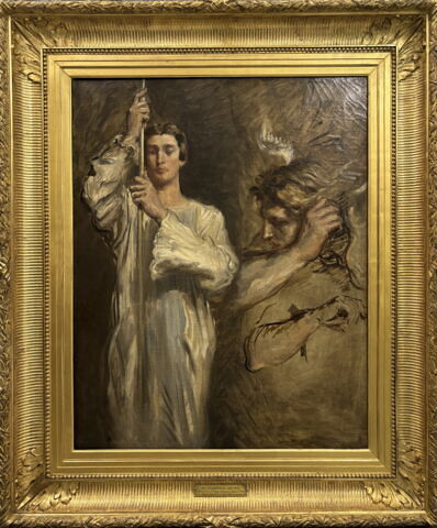 Acolyte porteur de croix et Figure d'Ange