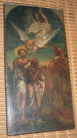 Saint Philippe baptisant l'eunuque de la reine d'Éthiopie, image 2/3