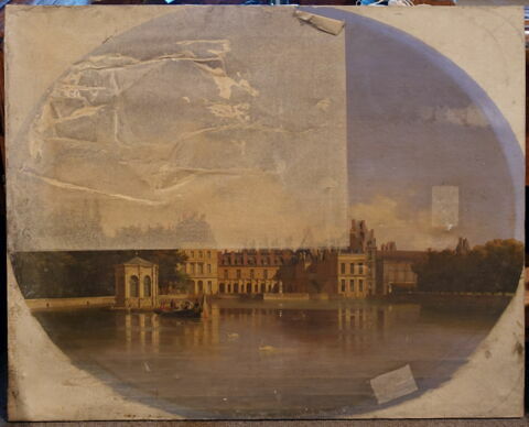 Vue du château de Fontainebleau prise du jardin anglais