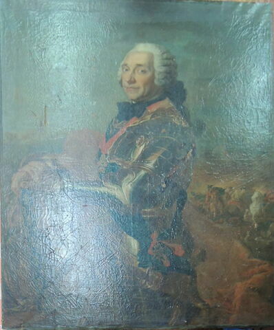 Portrait en buste de Louis-Charles-Auguste Fouquet, duc de Belle-Isle (1684-1761), maréchal