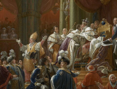 Le Sacre du roi Charles X dans la cathédrale Saint-Rémi à Reims, le 29 mai 1825., image 2/2