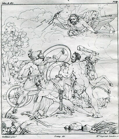 Combat d'Hercule et de Mars sur le corps de Cyenus, image 3/3