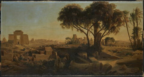 Ruines du palais de Karnak, à Thèbes
