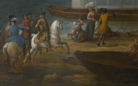 Vue de Paris, prise du quai de la Rapée sur la Salpêtrière, l'île Saint-Louis et l'île de la Cité, image 3/3