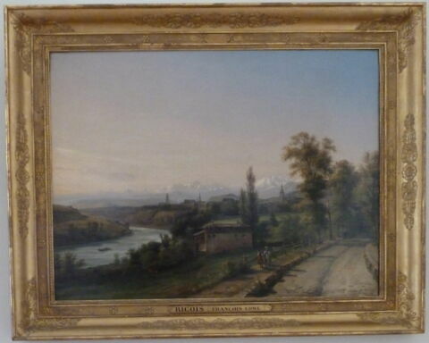 Vue de l'arrivée de Berne en venant de Neufchâtel