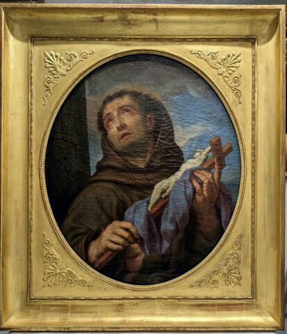 Saint François tenant le crucifix