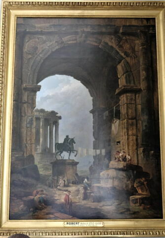 L'Ancien portique de l'empereur Marc-Aurèle à Rome, image 3/5