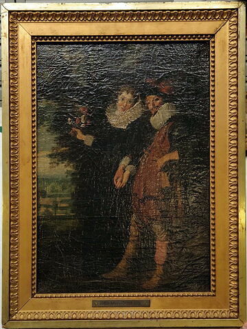 Deux personnages dans un parc, image 2/2