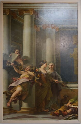 Allégorie de la Révolution ; Minerve remet à Hercule le décret qui a aboli les vices de l'ancien gouvernement., image 2/3