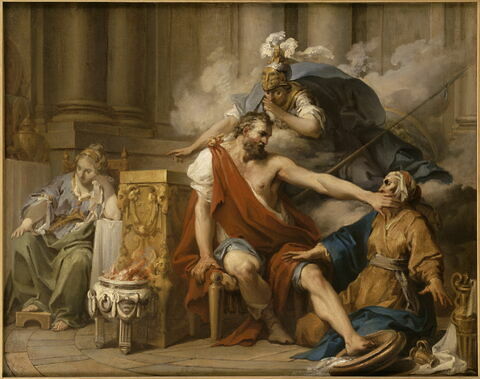 Ulysse reconnu par sa nourrice Euryclée