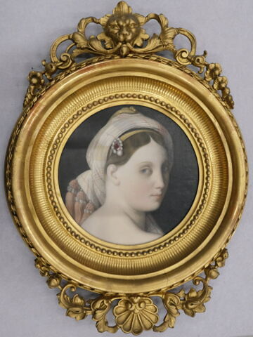 Tête de la grande odalisque