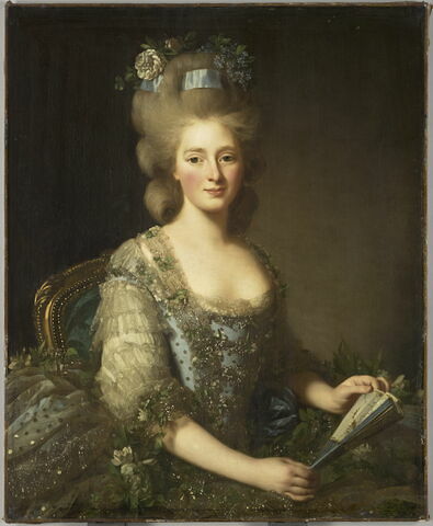 Portrait de Marie Amélie Joséphine, archiduchesse d'Autriche, infante, duchesse de Parme