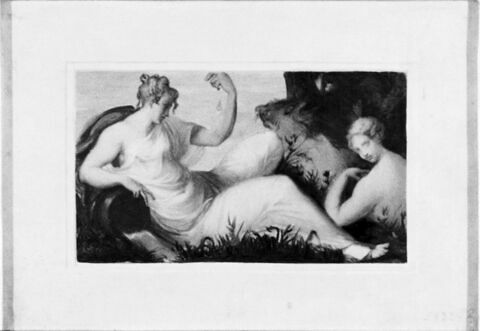 Une source accompagnée d'une autre nymphe (dit autrefois 