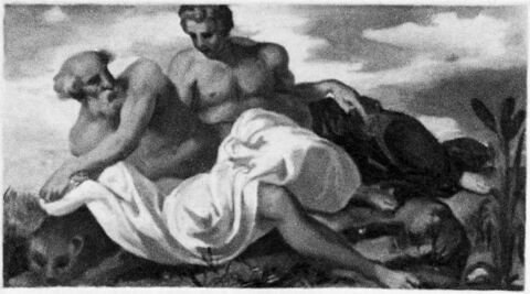 Deux hommes et un lion (dit autrefois 