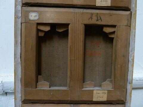 Deux hommes dont un porte une torche, dit autrefois 
