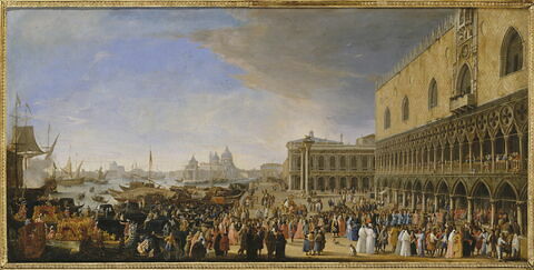 L'Entrée solennelle du comte Jacques Vincent Languet de Gergy, ambassadeur de France, au Palais ducal de Venise, le 4 novembre 1726, image 1/1