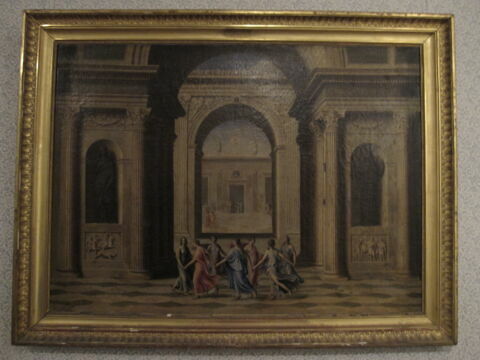 Nymphes dansant devant un temple, image 2/2