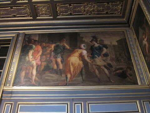 Clorinde et Argant quittant le sultan Saladin pour aller attaquer le camp des Croisés, image 2/2