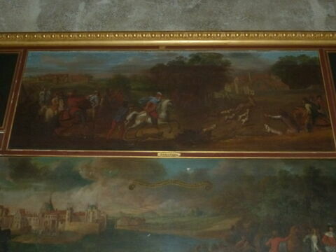 Le Roi Saint Louis part de Corbeil pour venir chasser dans la forêt de Sénart, où il donne des ordres pour y bâtir l'hermitage de Notre-Dame-de-Consolation., image 6/7