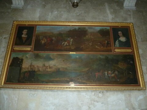 Le Roi Saint Louis part de Corbeil pour venir chasser dans la forêt de Sénart, où il donne des ordres pour y bâtir l'hermitage de Notre-Dame-de-Consolation., image 5/7