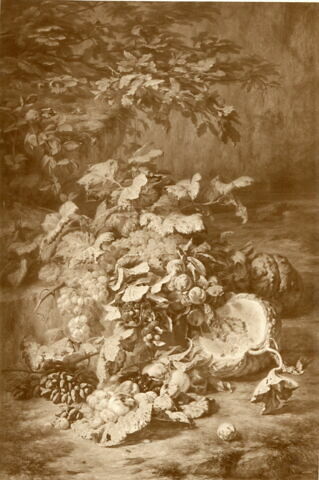 La Récolte: raisins, pêches, prunes et melons, image 2/2