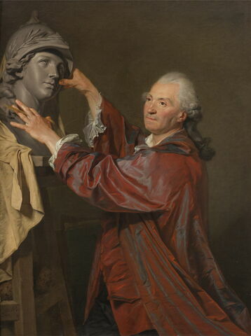 Portrait du sculpteur Louis-Claude Vassé (1716-1772), image 1/3
