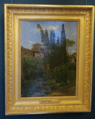 Paysage de la Villa d'Este à Tivoli en 1802. Étude d'après nature, image 2/4