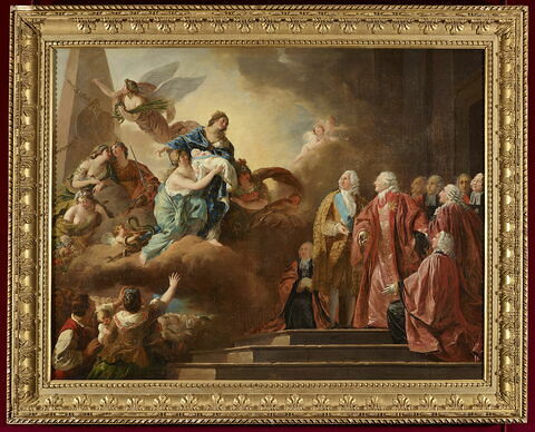 Allégorie de la naissance du Dauphin, le 22 octobre 1781, image 2/4