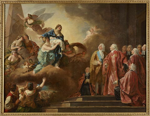 Allégorie de la naissance du Dauphin, le 22 octobre 1781, image 3/4