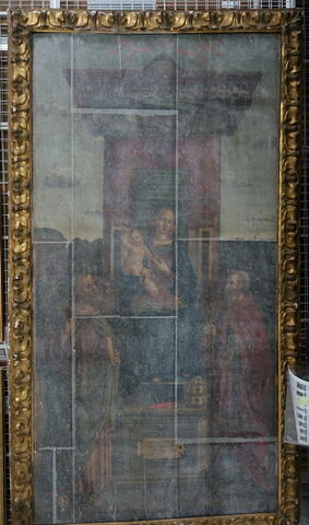 La Vierge sur le trône avec saint Pierre et saint Paul, image 1/1