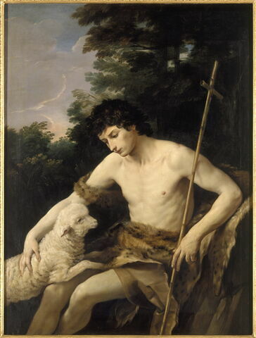 Saint Jean Baptiste caressant l'agneau sans tache, image 1/1