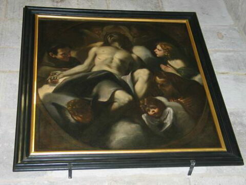Le Christ mourant soutenu par les anges