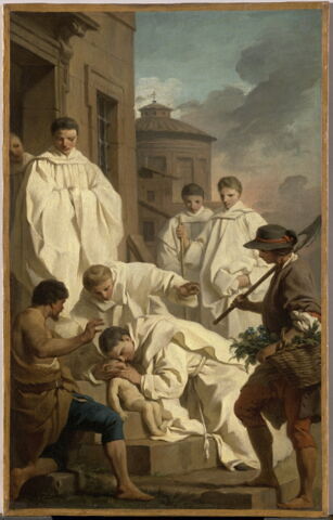 Saint Benoît ressuscite un enfant