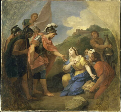 Abigaïl donnant des pains et du  vin à David, image 4/4
