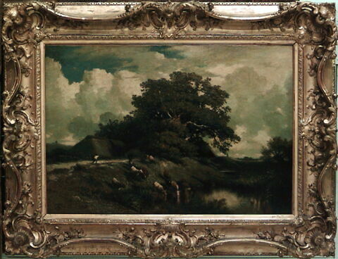 L'abreuvoir et le grand chêne, image 2/3