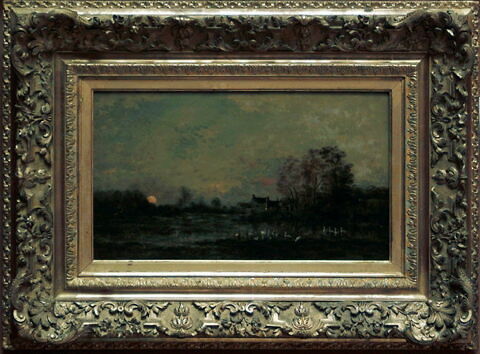 Le marais au soleil couchant., image 2/2