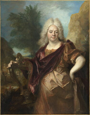 Portrait d'homme en Apollon