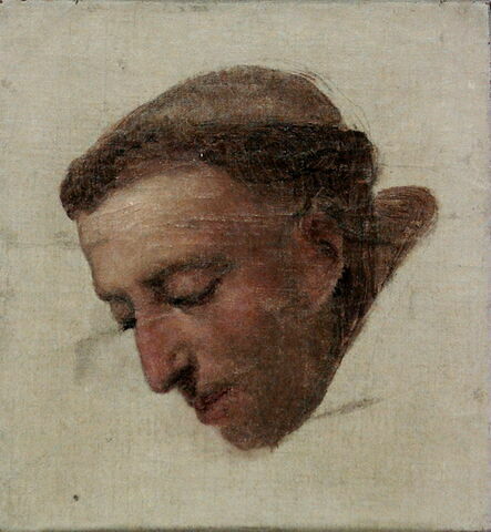 Étude de la tête d'un moine, image 2/2